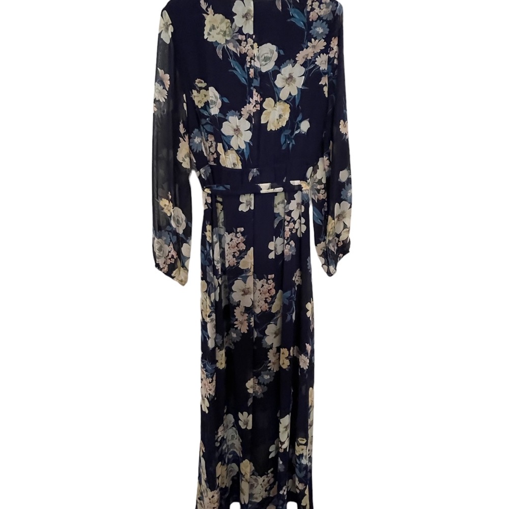 Nine West size 10 Maxi floral chiffon dress